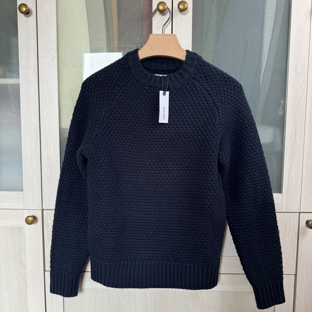 Taylor Stitch Dark Blue Men's Crewneck Sweater
